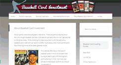 Desktop Screenshot of baseballcardinvestment.com